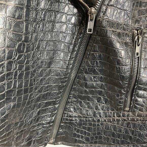 Modcloth Crocodile Rock Moto Jacket - Picture 10 of 14